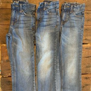 Cat & Jack Jeans Bundle (3) Boot Cut - Size 7